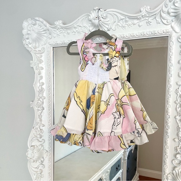 New York Couture One of a Kind Kids TALE AS OLD AS TIME Ruffle Dress - Picture 5 of 8
